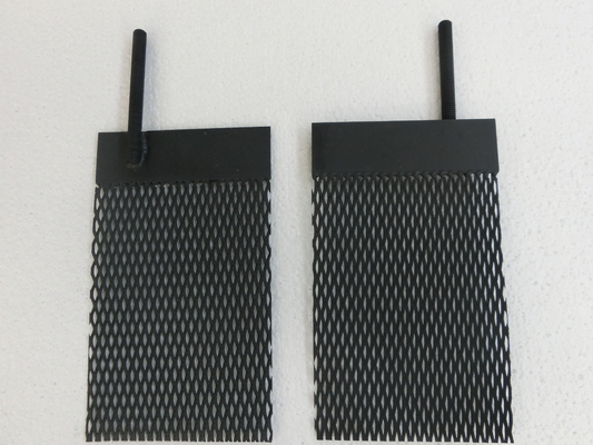 Titanium anodes for aluminum foil forming used in EV charging stations