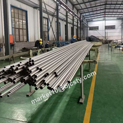 25.4mm OD X 1.24mm Wall Titanium Grade 2 Tube ASTM B338 Seamless
